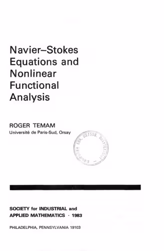 خرید و دانلود نسخه کامل کتاب Navier-Stokes Equations &amp; Nonlinear Functional Analysis