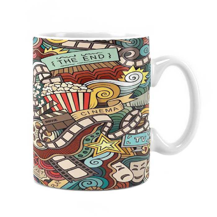 لیوان طرح دار سرامیکی راویتا طرح سینما 1932