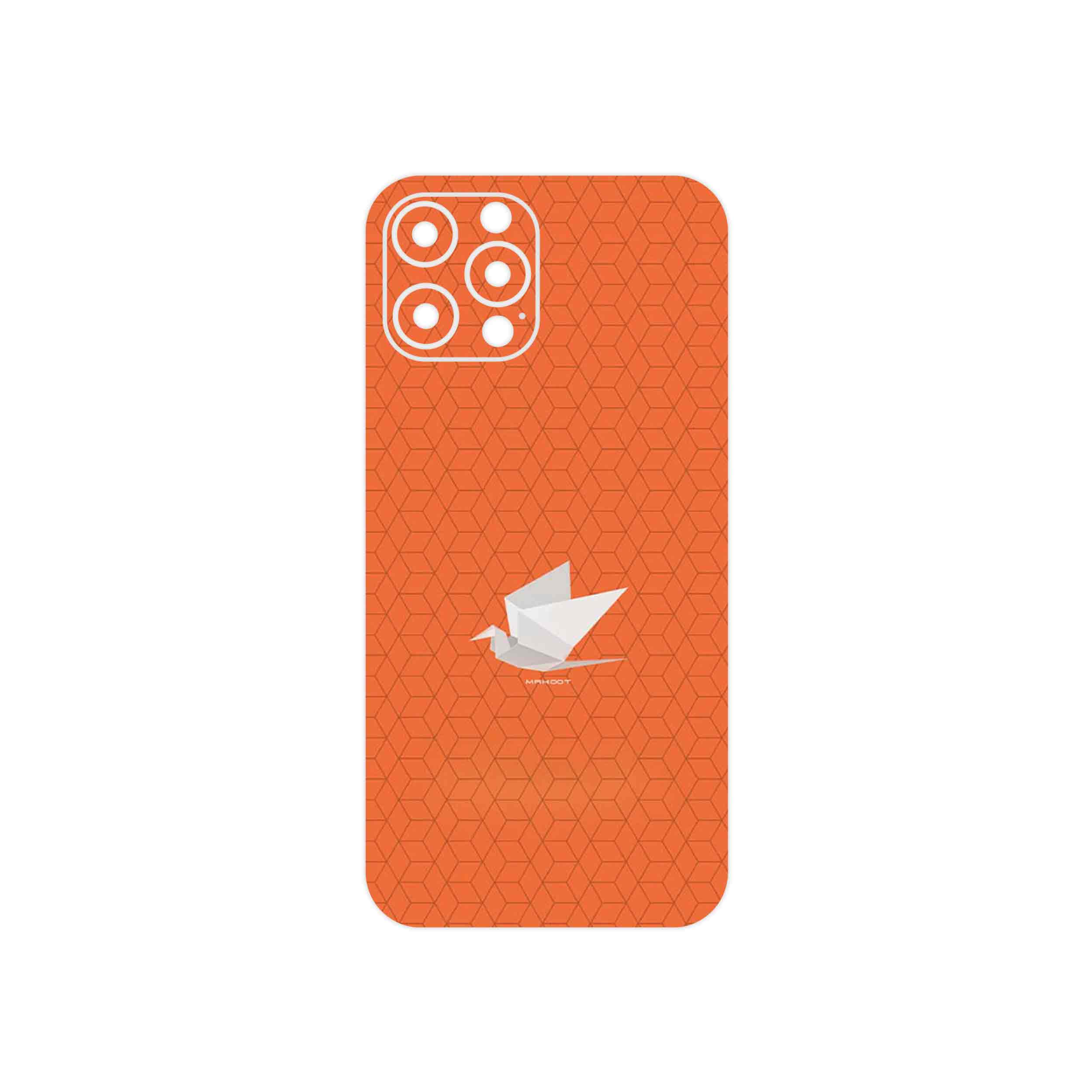 برچسب پوششی ماهوت مدل Minimalist origami bird مناسب برای گوشی موبایل اپل iPhone 12 Pro Max