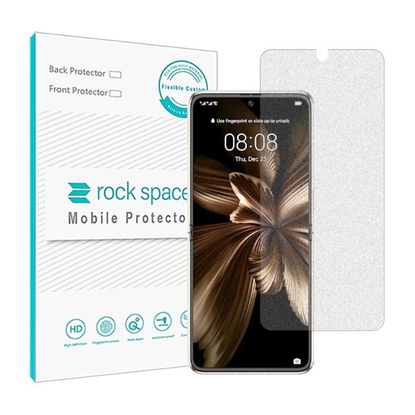 گلس هواوی P50 Pocket مدل نانو هیدروژل مات برند راک اسپیس سایز S کد S