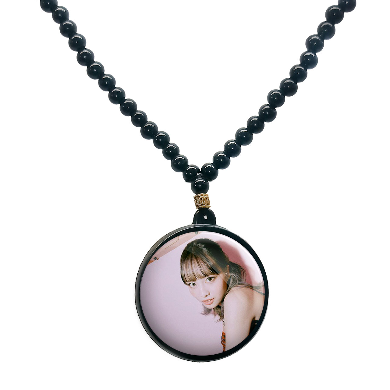 گردنبند پرمانه طرح تو ایس کد pmd.19619 مدل دو طرفه