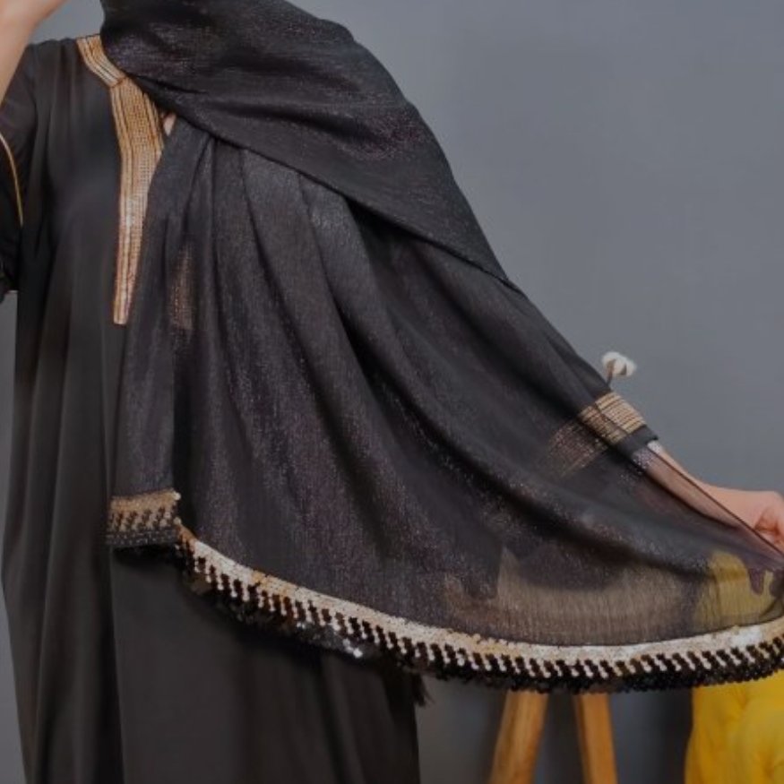 شال شاین مجلسی منجق دوزی ده رنگ جذاب