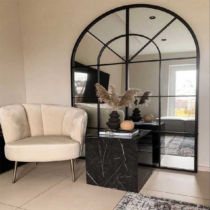 آینه قدی چوبی الف طرح وانیا 100-W-180