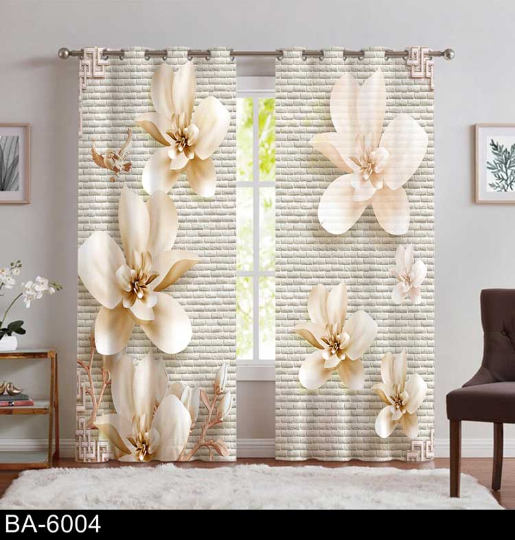 پرده گل سه بعدی BA-6004