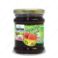 مربای توت فرنگی بدون شکر و رژیمی کامور - دکتر لوکس