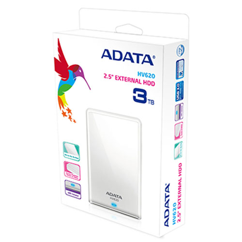 ADATA Dashdrive HV620 External Hard Drive - 3TB