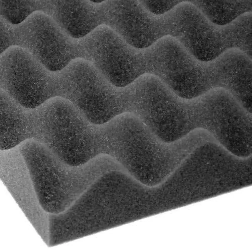 پنل آکوستیک شانه تخم مرغی Acoustic diffuser Egg Box Foam دانسیته 17 کیلو ضخامت 55