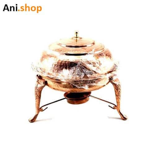 مرغ و سوفله خوری مسی وارمر دار کد84