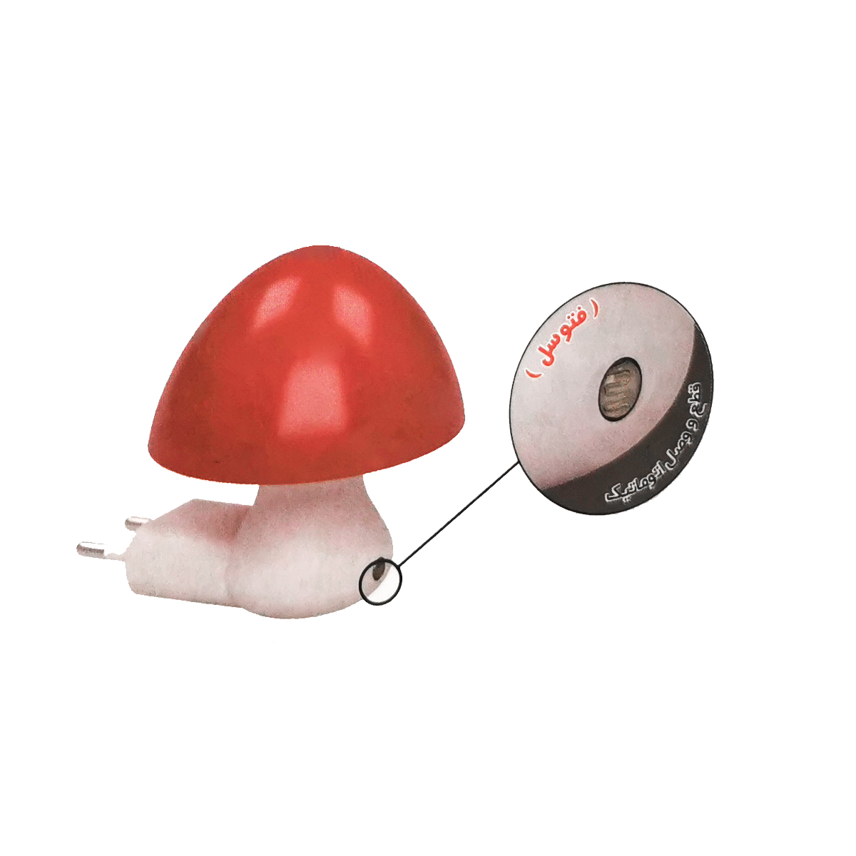 چراغ خواب کودک مدل قارچی کد 01