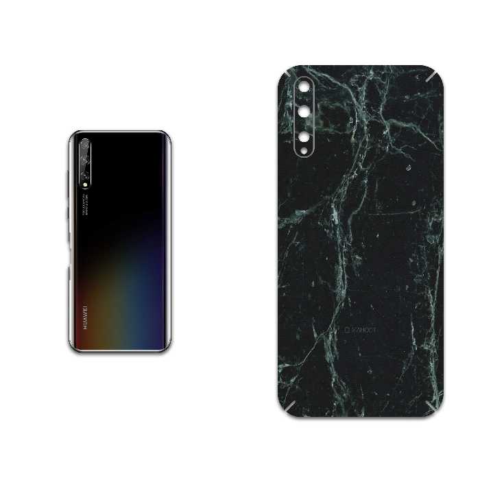 برچسب پوششی ماهوت مدل Graphite-Green-Marble مناسب برای گوشی موبایل هوآوی Y8p
