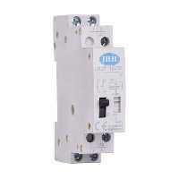 رله ضربه‌ای 2 پل 16 آمپر 24 ولت DC دستی و اتوماتیک JBH مدل 2NO کد RL21620D