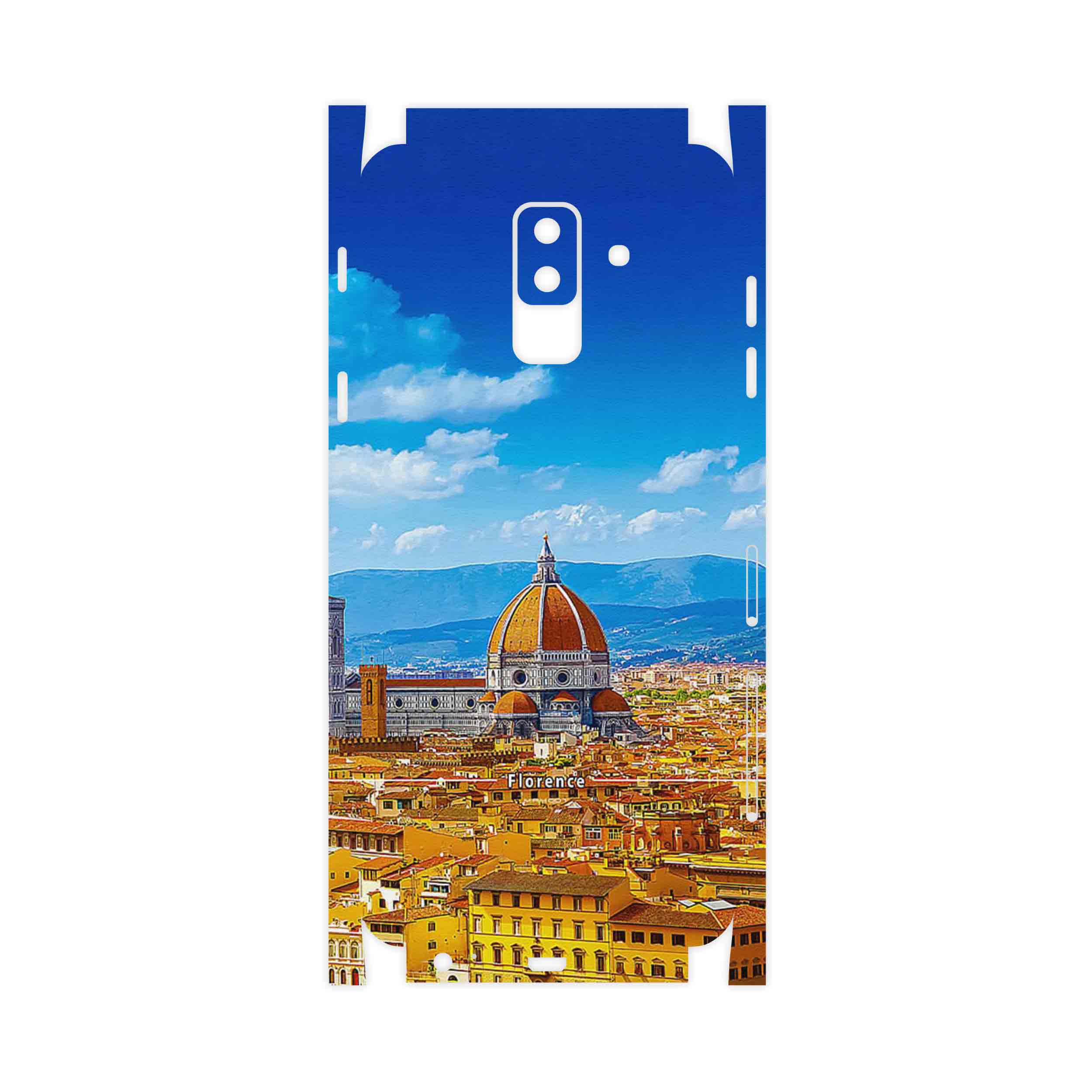 برچسب پوششی ماهوت مدل City of Florence-FullSkin مناسب برای گوشی موبایل سامسونگ Galaxy A6 Plus 2018