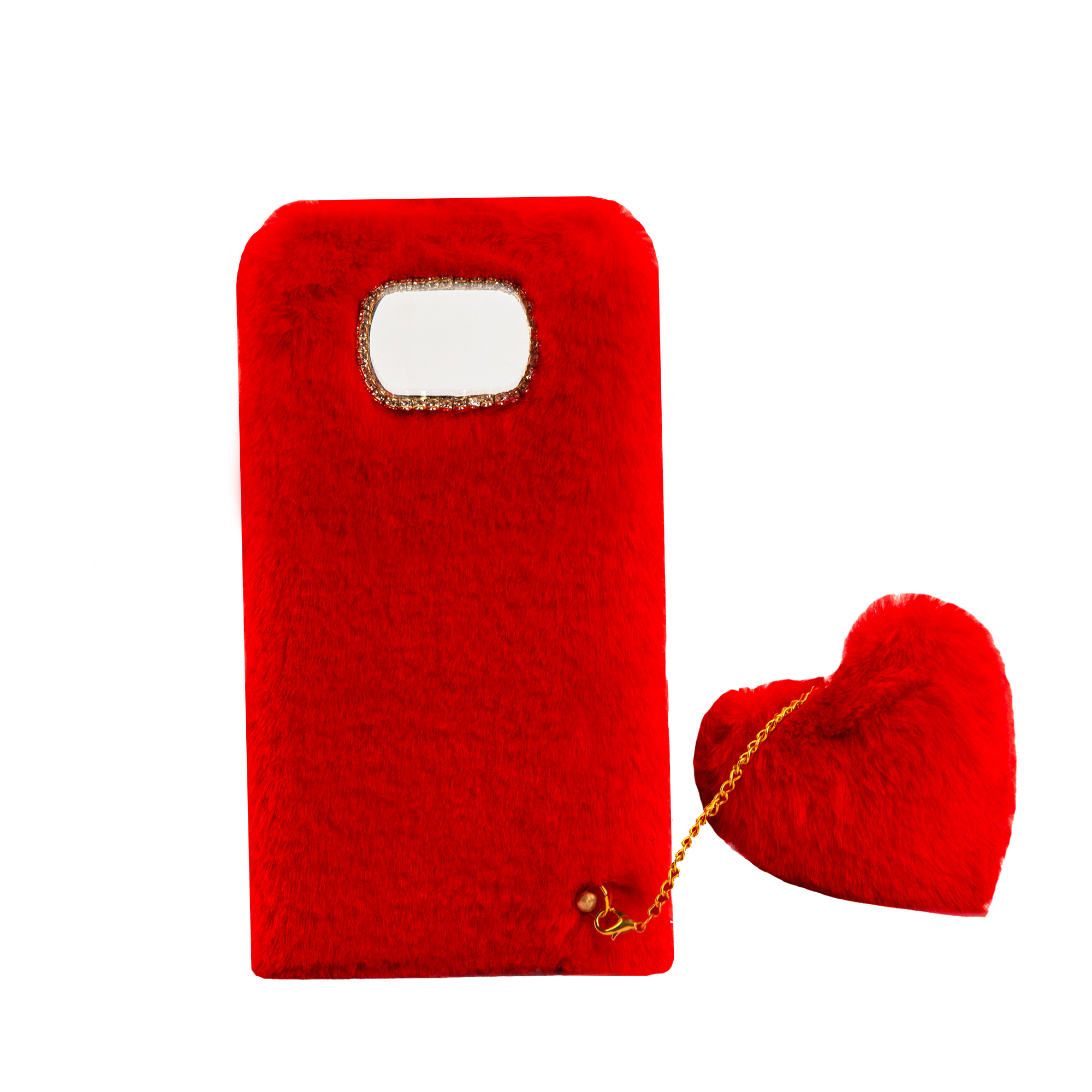 کاور طرح پام پام قلب مناسب برای گوشی موبایل شیائومی Poco X3 / X3 Pro به همراه آویز 