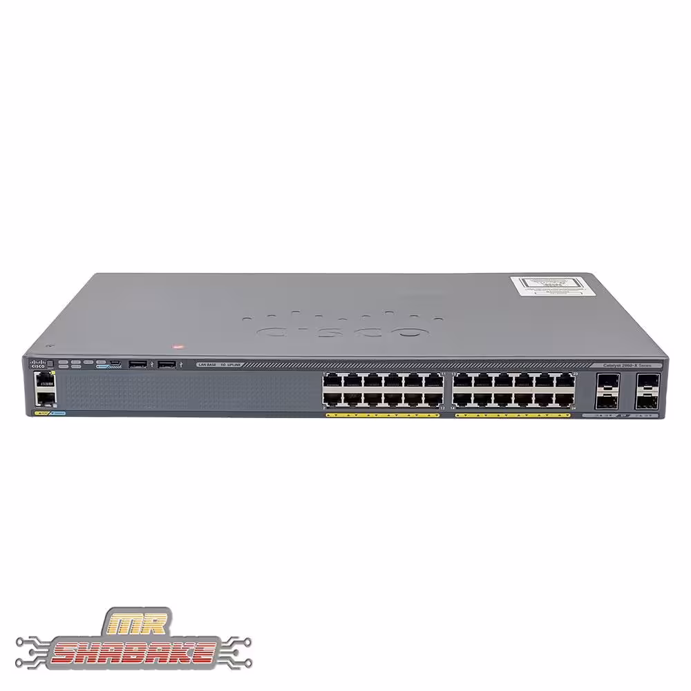 قیمت و خرید سوئیچ سیسکو WS-C2960X-24TS-L | مسترشبکه