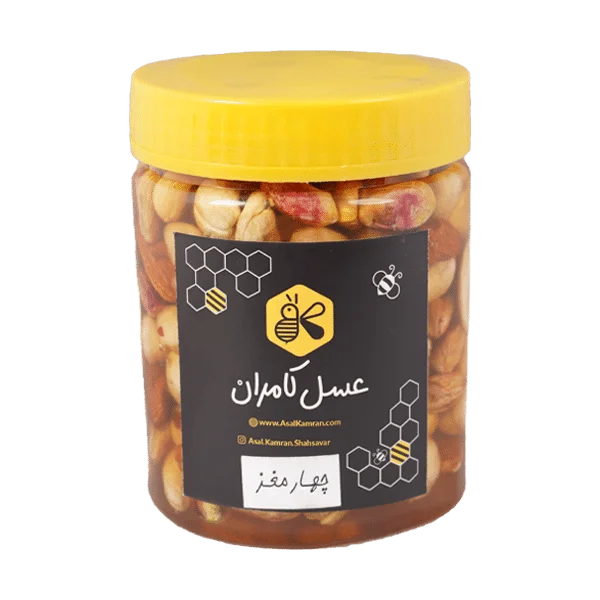 معجون عسل چهار مغز 500 گرمی