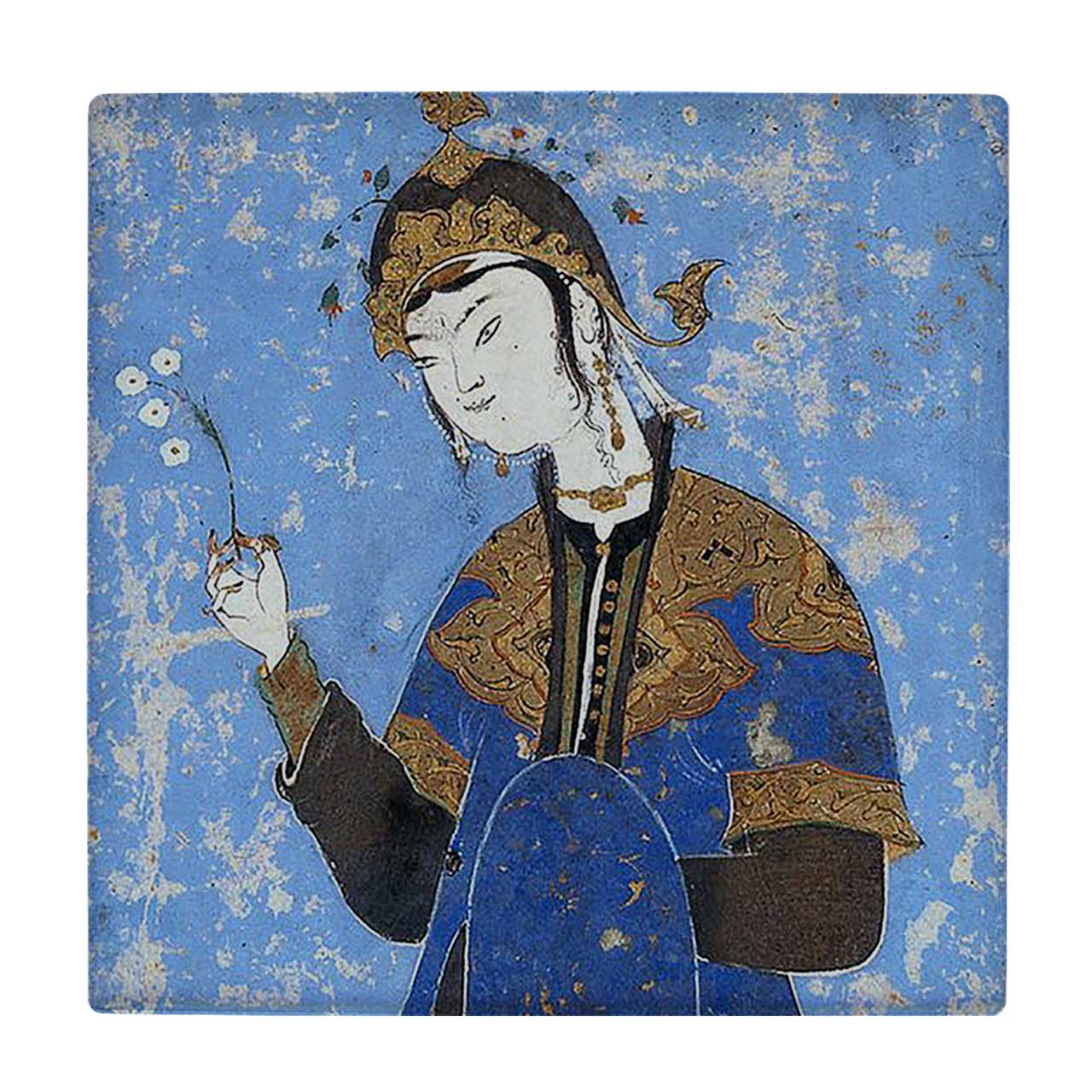  کاشی کارنیلا طرح نگارگری ایرانی کد wkk1523