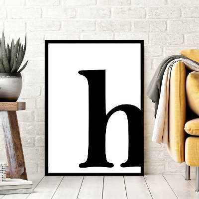 تابلو مدل حروف طرح h