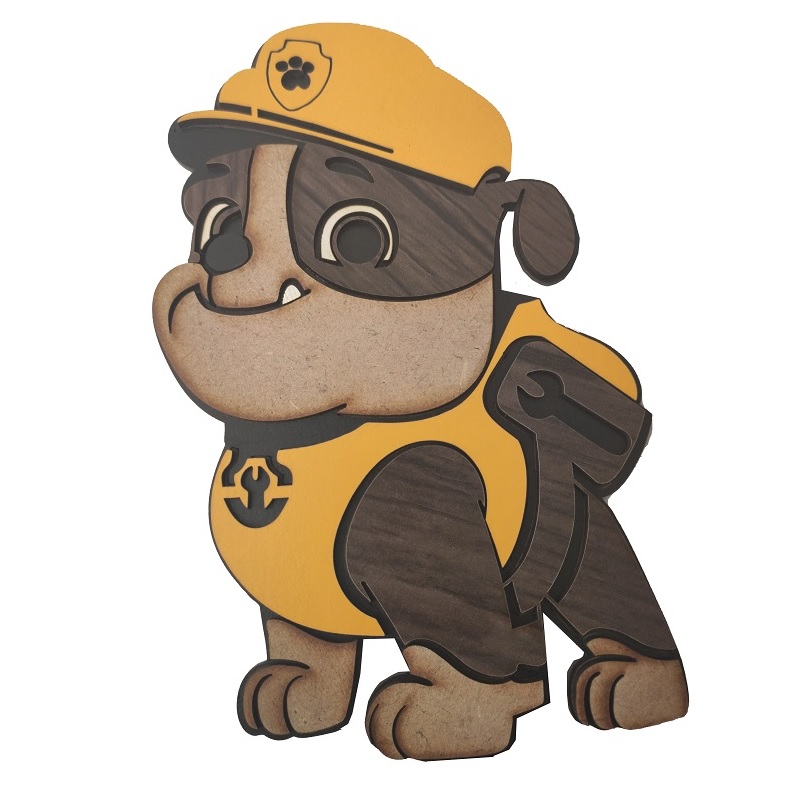 تاپر تزیین کیک به گز مدل سگ نگهبان کد 031