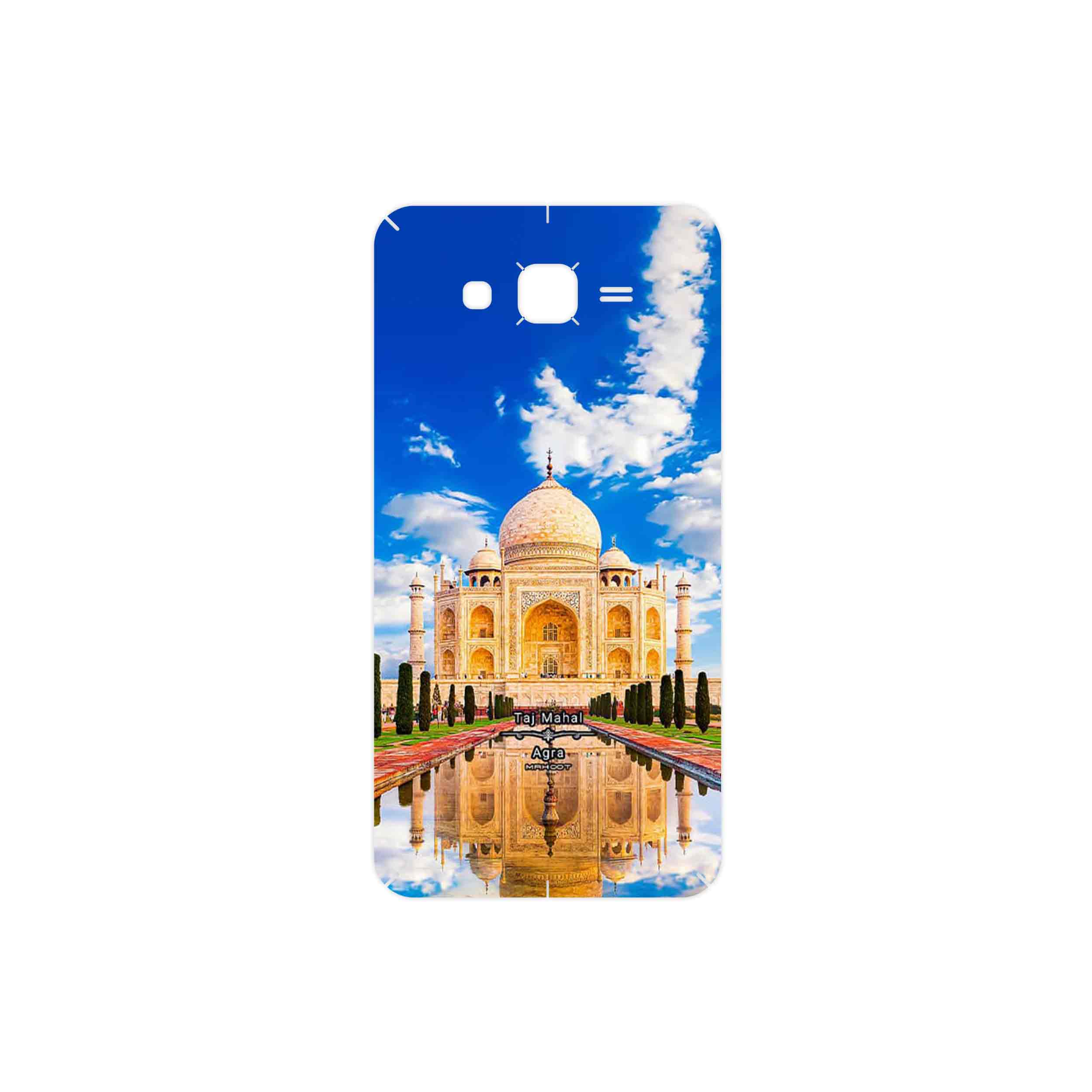 برچسب پوششی ماهوت مدل The Taj Mahal مناسب برای گوشی موبایل سامسونگ Galaxy J7 2015