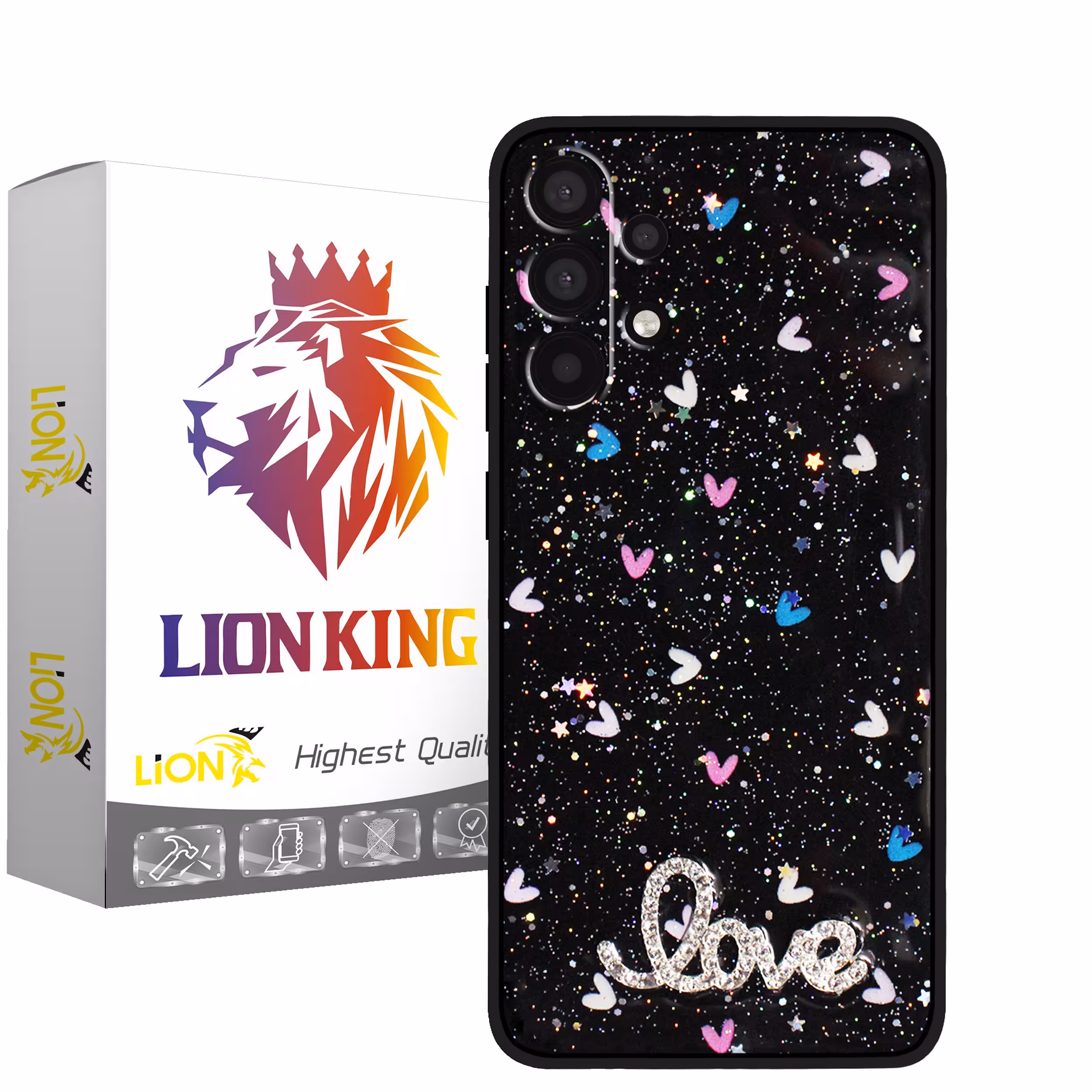 کاور لاین کینگ مدل blacklove مناسب برای گوشی موبایل سامسونگ Galaxy A72