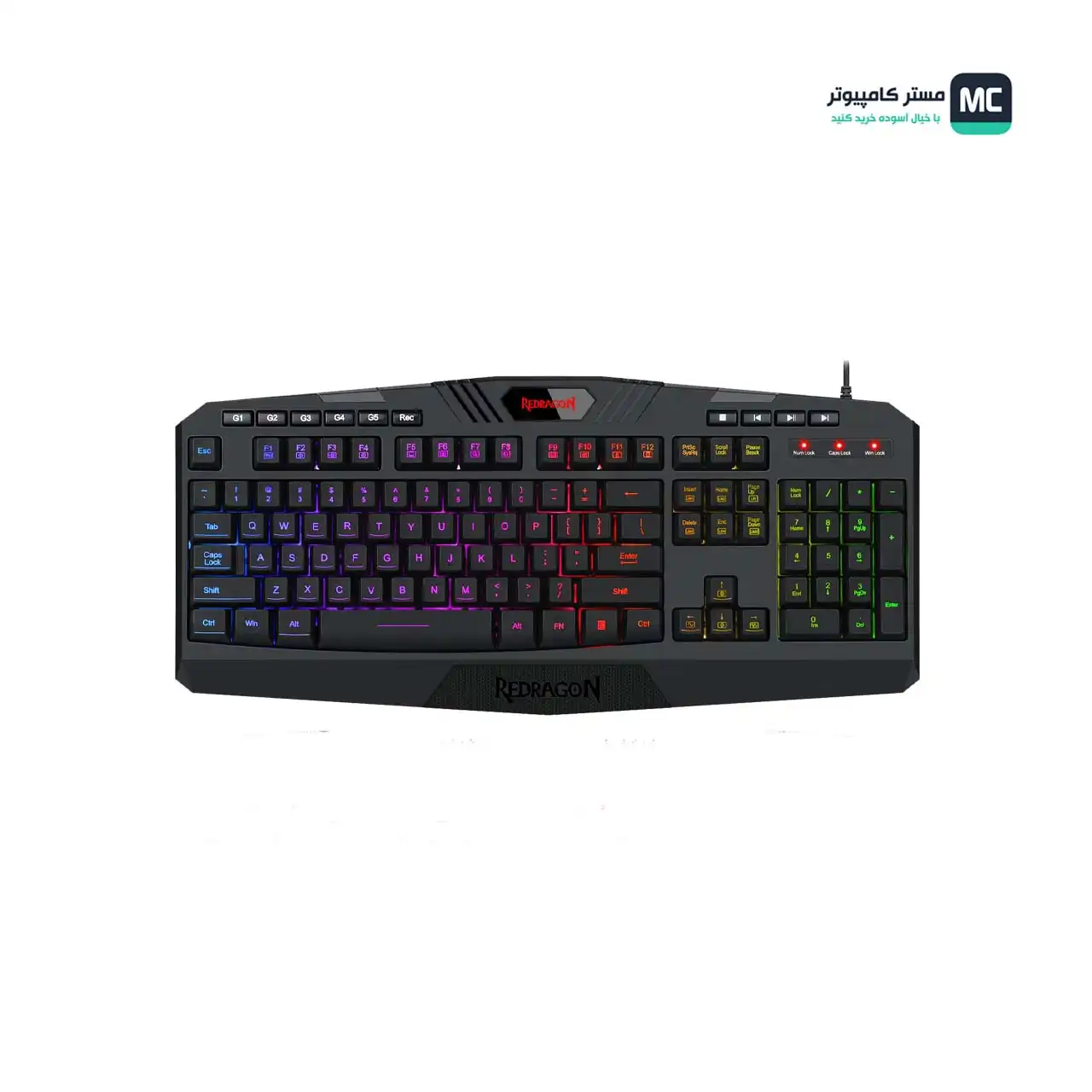 قیمت و خرید کیبورد ردراگون K503A Harpe Pro RGB