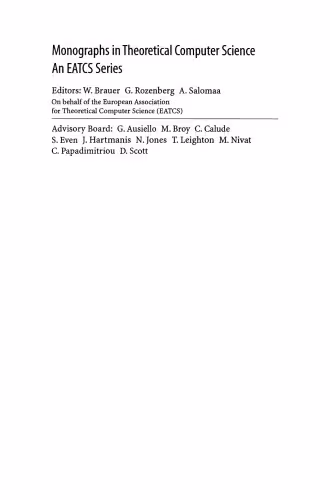 خرید و دانلود نسخه کامل کتاب Theory of Semi-Feasible Algorithms