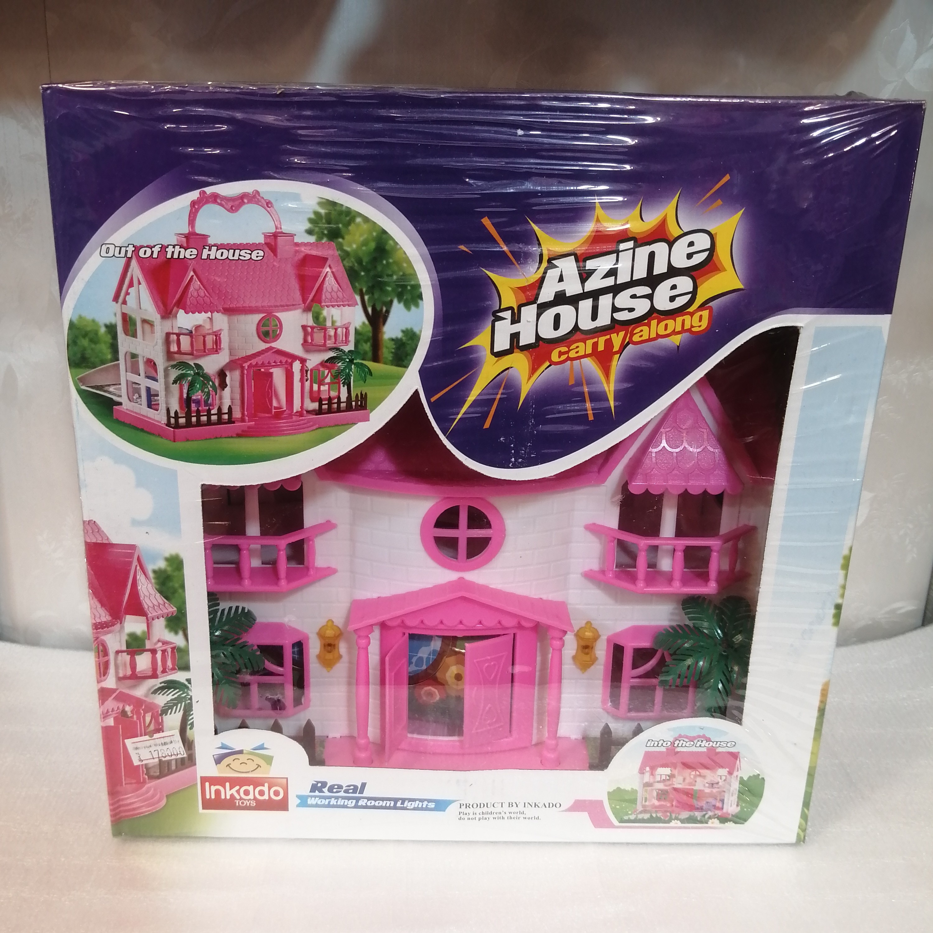 بازی دخترانه کلبه کودک  ابعاد 27 در 27 