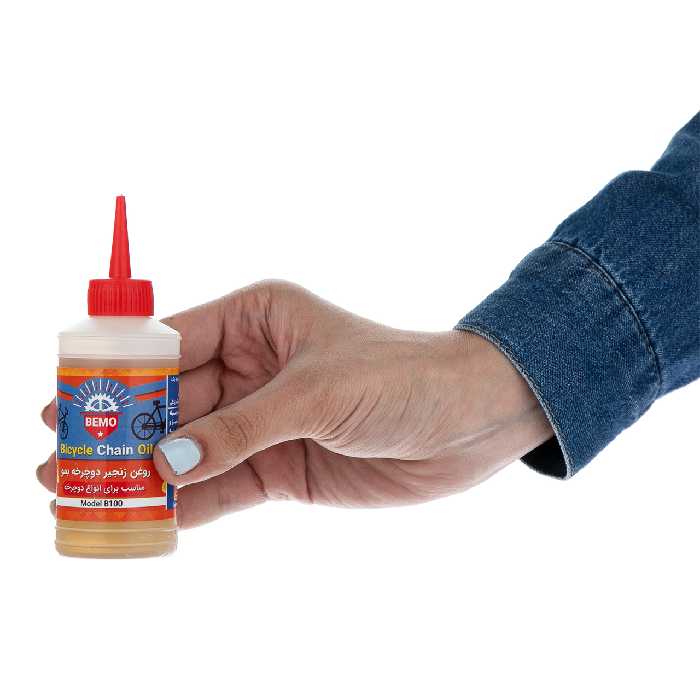 روغن زنجیر دوچرخه بمو مدل B100 حجم 80 میلی لیتر بسته 5 عددی
