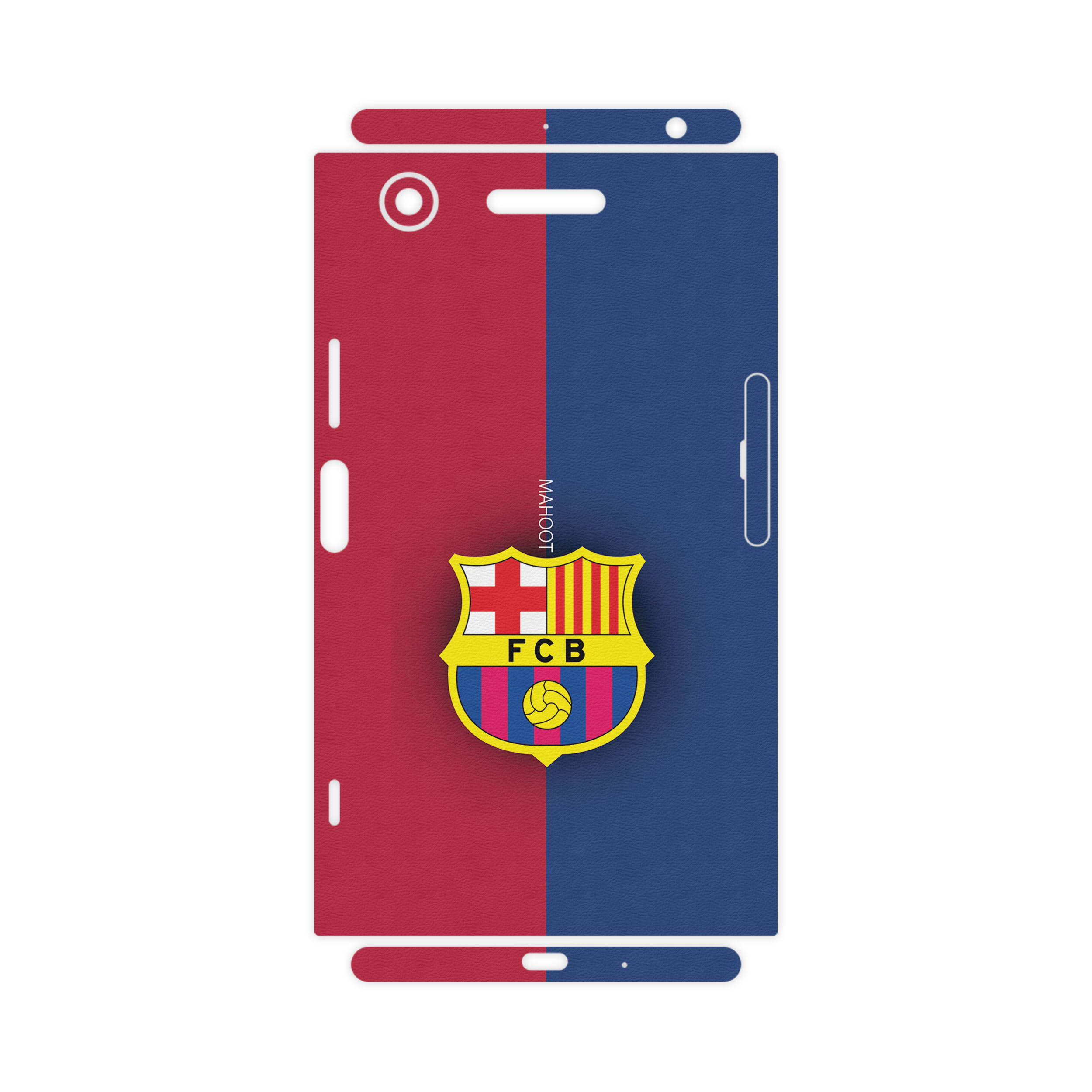 برچسب پوششی ماهوت مدل BARCELONA-FC-FullSkin مناسب برای گوشی موبایل سونی Xperia XZ1