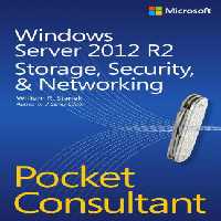 خرید و دانلود نسخه کامل کتاب Windows Server 2012 R2 Pocket Consultant: Storage, Security, &amp; Networking