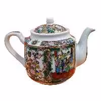 قوری طرح گل و مرغ
