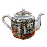 قوری طرح گل و مرغ