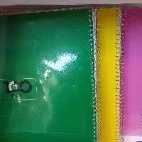 دفتر 100 برگ سیمی جلدی ساده نهال