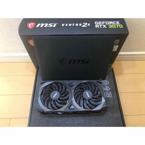 کارت گرافیک MSI RTX 3070 VENTUS (استوک همراه با کارتن)