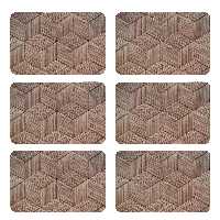 زیربشقابی طرح هندسی کد 8018 بسته 6 عددی