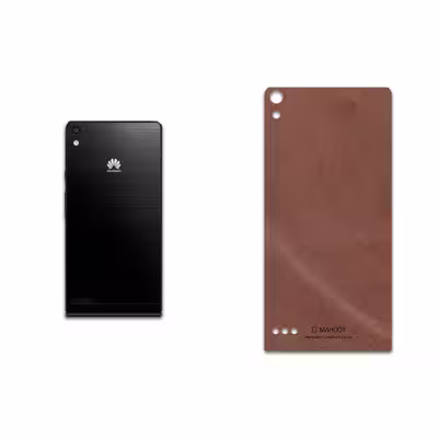 برچسب پوششی ماهوت مدل Matte-Natural-Leather مناسب برای گوشی موبایل هوآوی Ascend P6