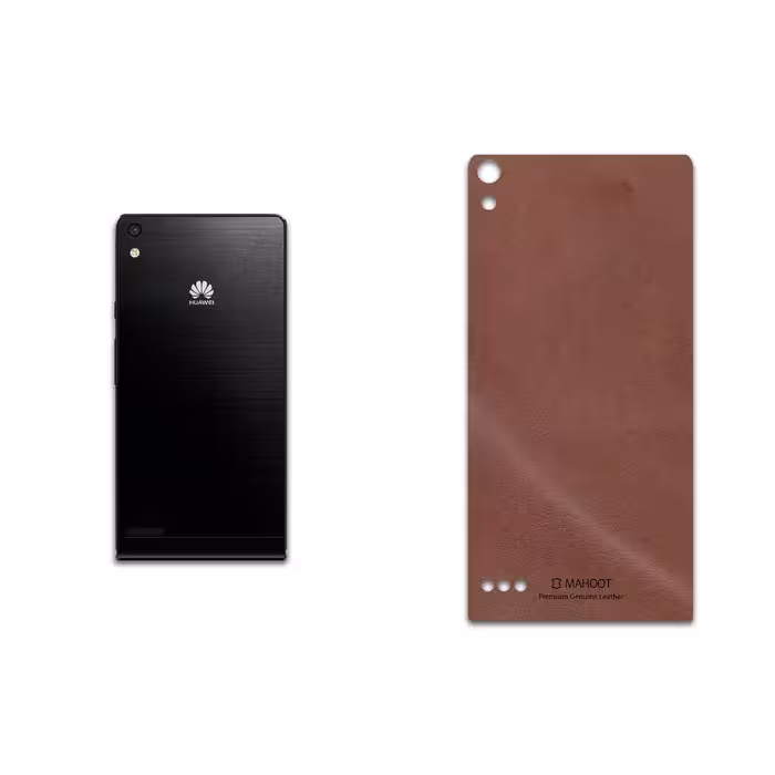 برچسب پوششی ماهوت مدل Matte-Natural-Leather مناسب برای گوشی موبایل هوآوی Ascend P6