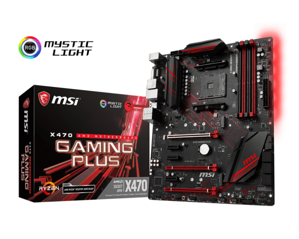 مادربورد ام اس آی X470 GAMING PLUS