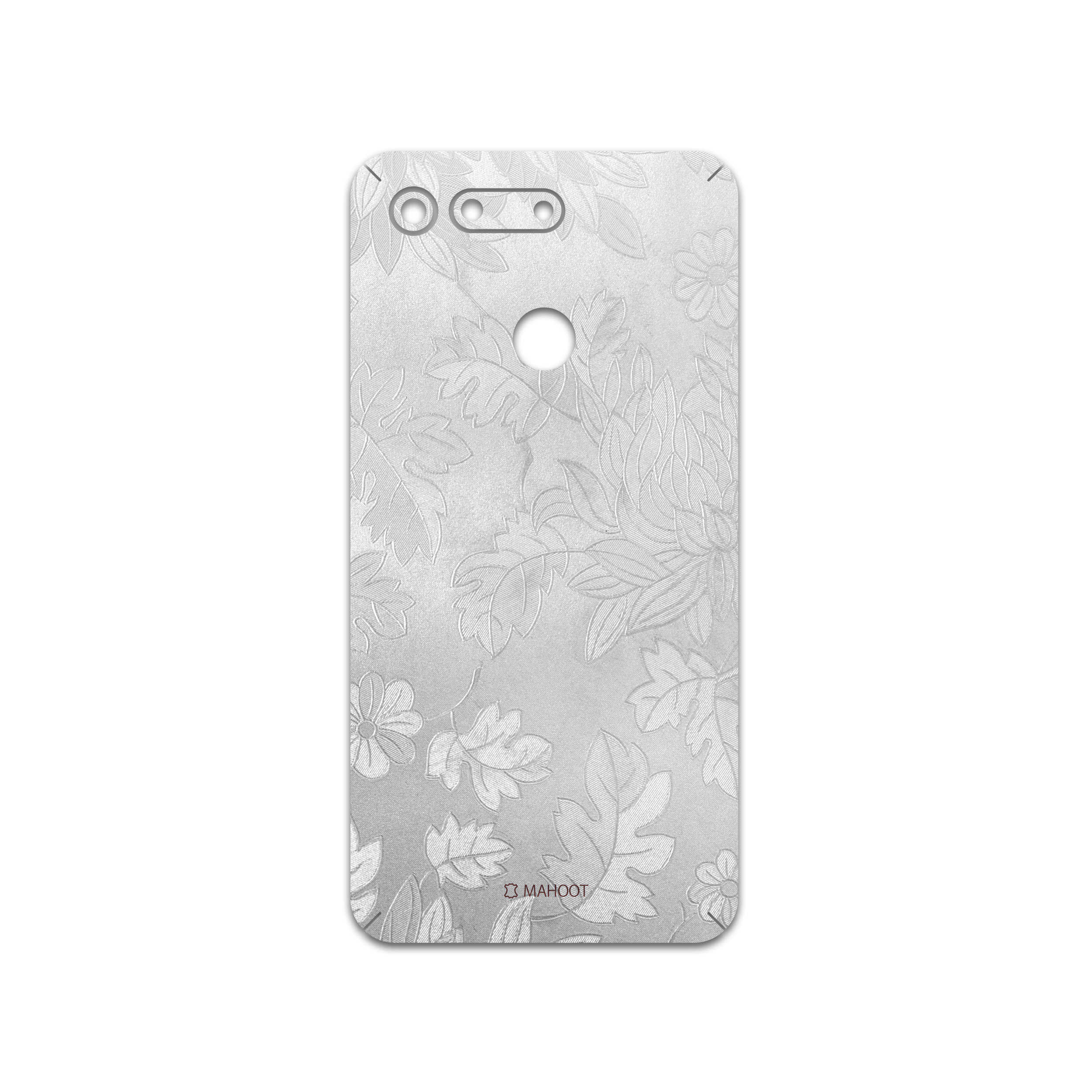 برچسب پوششی ماهوت مدل Silver-Wildflower مناسب برای گوشی موبایل آنر View 20