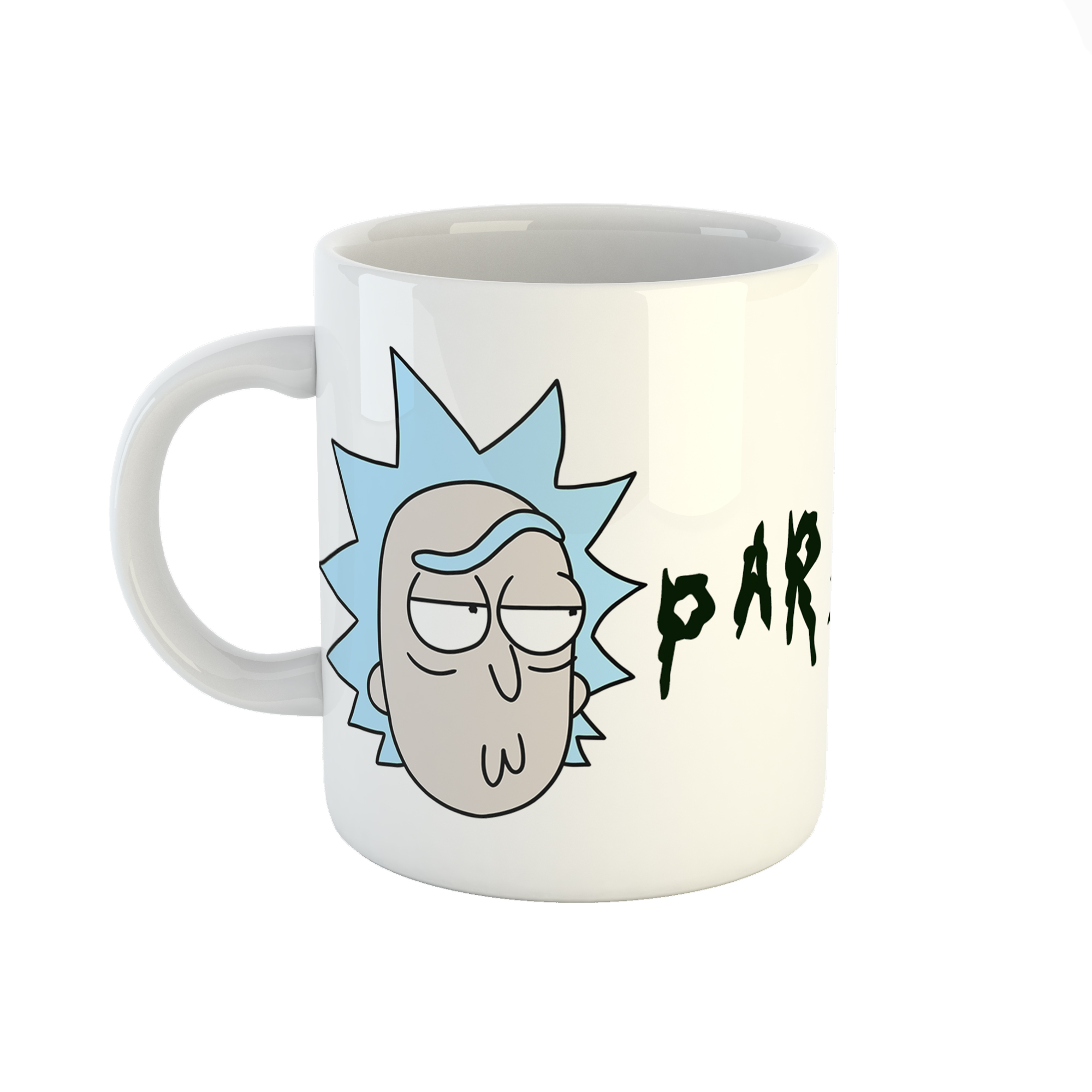 ماگ طرح اسم پاشا مدل rick and morty کد 979
