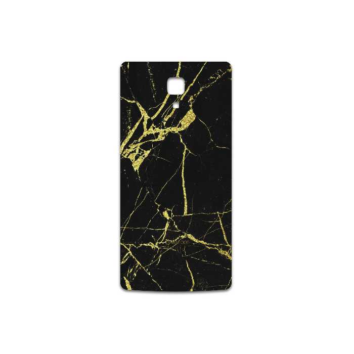 برچسب پوششی ماهوت مدل Graphite-Gold-Marble مناسب برای گوشی موبایل شیائومی Mi 4
