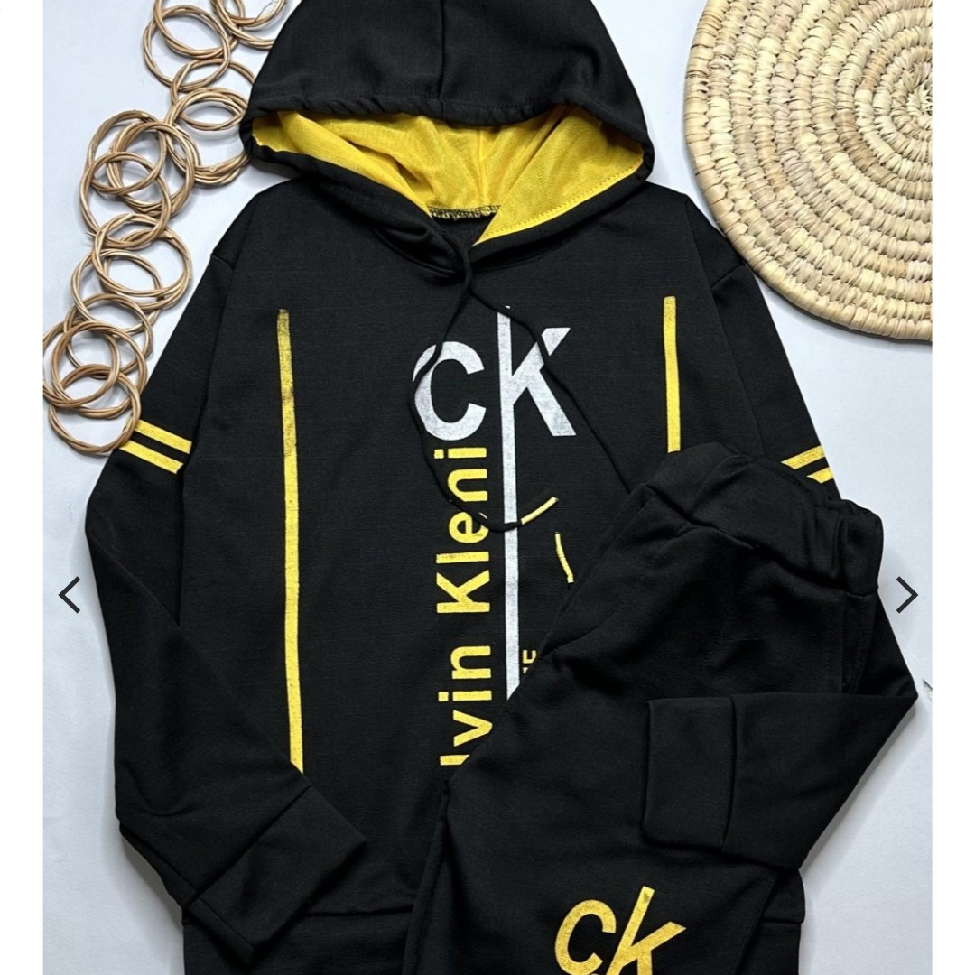 هودی شلوارCK اسپرت سایز60و65 تک رنگ مناسب پسر ودختر