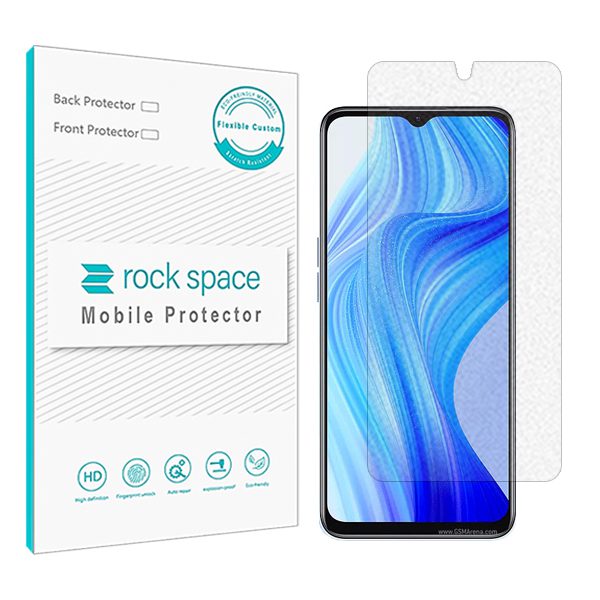 گلس ریلمی V20 مدل نانو هیدروژل مات برند راک اسپیس کد S