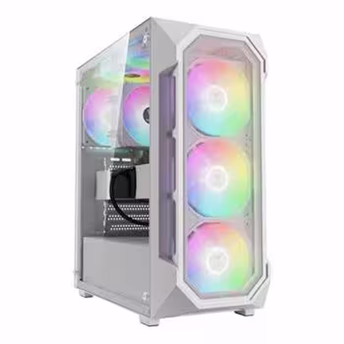 کیس کامپیوتر گیم دیاس مدل AURA GC1 Elite White (آکبند)