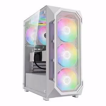کیس کامپیوتر گیم دیاس مدل AURA GC1 Elite White (آکبند)