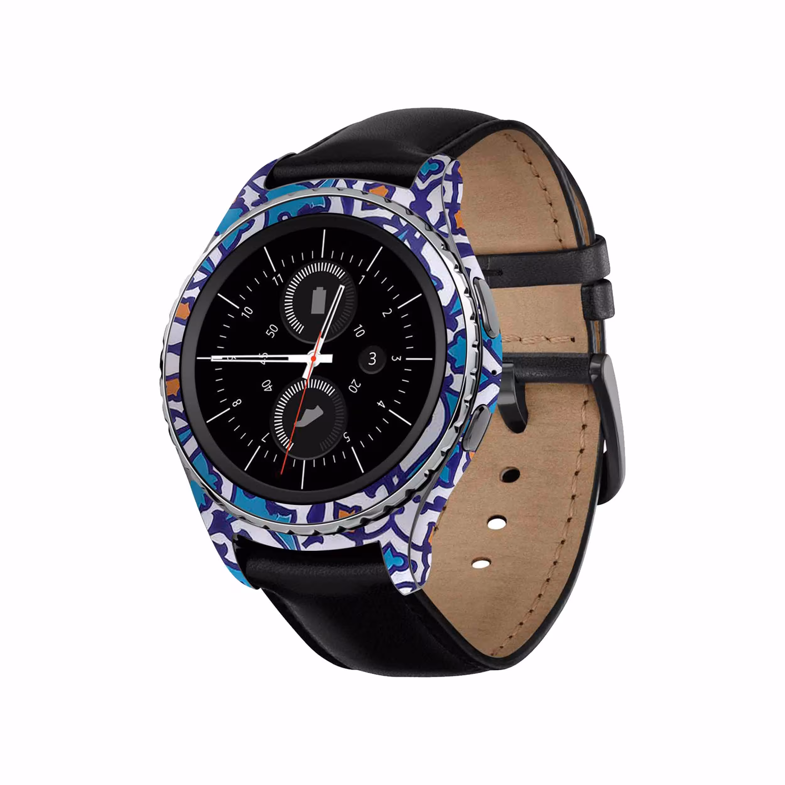 برچسب ماهوت طرح Homa_Tile مناسب برای ساعت هوشمند سامسونگ Galaxy Gear S2 Classic