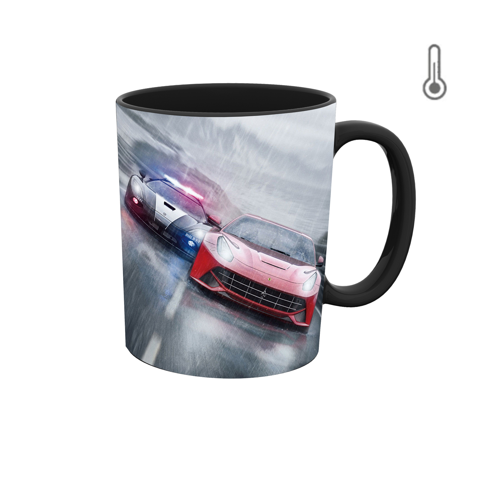 ماگ حرارتی طرح ماشینی نید فور اسپید