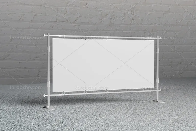 موکاپ PSD بنر تبلیغاتی | گرافیک با طعم تربچه