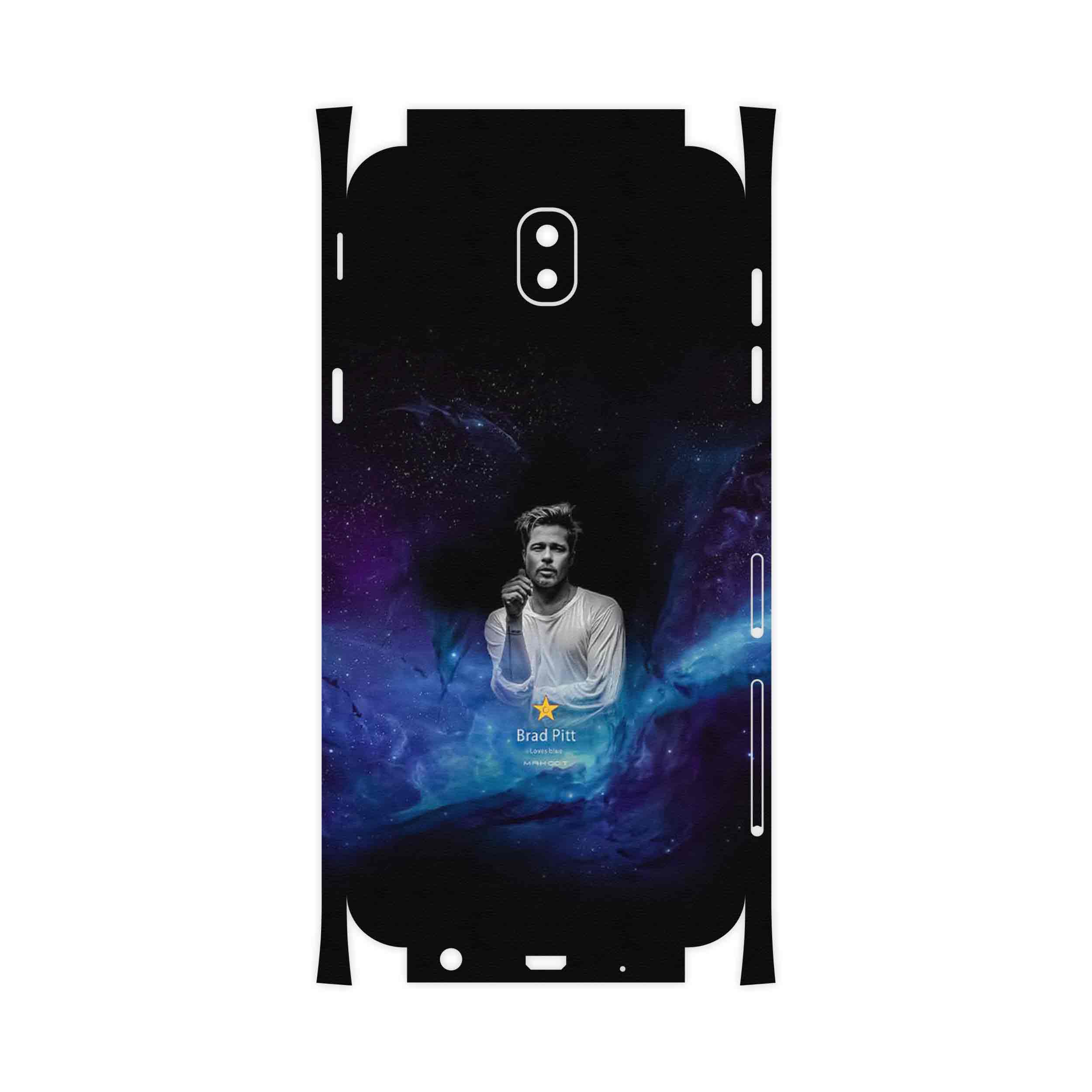 برچسب پوششی ماهوت مدل Brad Pitt-FullSkin مناسب برای گوشی موبایل سامسونگ Galaxy J5 Pro