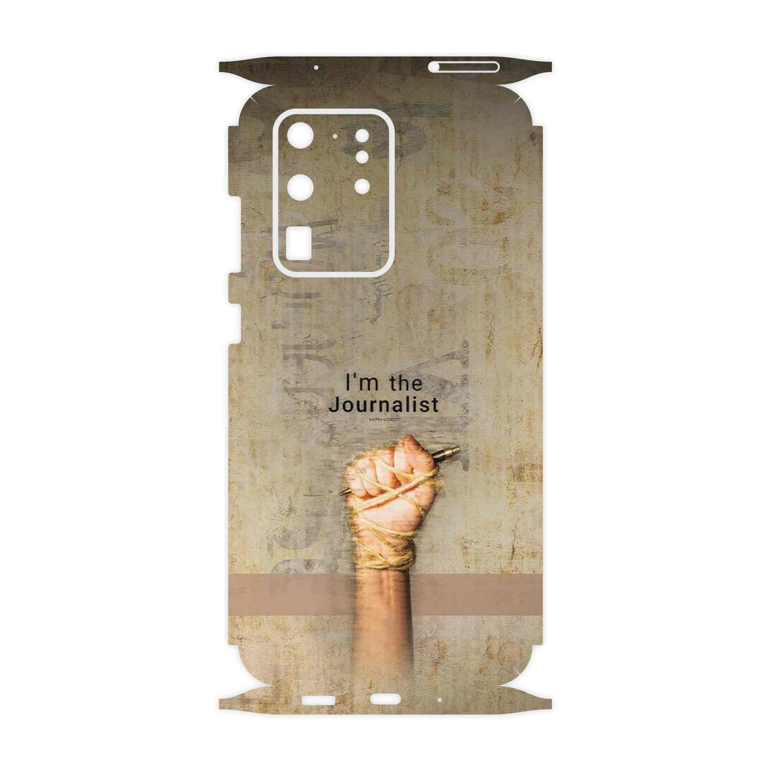 برچسب پوششی ماهوت مدل Journalist-FullSkin مناسب برای گوشی موبایل سامسونگ Galaxy S20 Ultra